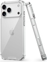 EGOTUDE pentru iPhone 18 Pro & iPhone 17 Pro Case, Shockproof Hard Back Anti-Scratch Clear Transparent Coperta