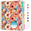 Taja notebook-uri mari Spiral pentru lucru 5 Subiect cu divideri detașabile