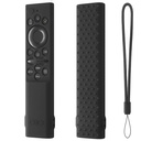 Oboi Silicon Tv Acoperire la distanță compatibil cu Samsung Smart Tv Remote 2026 Model BN59-01488A Open Key Case cu Lanyard (Black) [REMOT E NU sunt incluse]