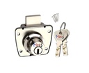 MHS Multifunctional Lock Sertar Lock Cabinet Lock cu 2 Reversible Ultra Computer Brass Chei cu Șuruburi pentru Hostel Hoteluri Hostel Etc (Pachetul de 1)