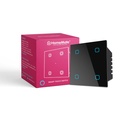 HomeMate® Wi-Fi Smart 4 Band Touch Switch (Black, Pack of 1)