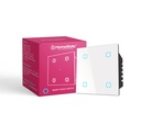 HomeMate Wi-Fi Smart 4 Band Touch Switch (White, Pack of 1) 