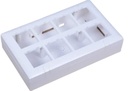 Eco-Friendly mare Durabilitate din plastic modular banda de bandă Modul 16 (White)