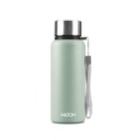 Milton Brim 600 Sticla de apă din oţel inoxidabil 560 ml, Zid simplu, ISI Certified I Leak Proof Lid, Rust Proof I for School, Office, Gym I Light Green