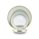 Noritake Japonia - Porcelain servire Bowl 1 pc - Set de mese de lux și bucătărie - Colecţia de inimi Monarch Gold Golden Spare mici servire Bowl