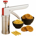 Theaoo din oțel inoxidabil Murukku Maker Machine Idiyappam Maker Chakli Maker din oțel Sev Maker Machine pentru Home Noodles Maker Namkeen Maker Machine Paper (Pachet de 1)