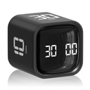 Wbacon Pomodoro Timer Cube, 5/10/30/60 Min Rotating Productivitate Timer