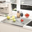 Stewit® Large Steel bord de tăiere pentru bucătărie,Copping Board pentru carne, legume și fructe, Extra Large Heavy Duty Contratop Suprafață, Ușor de curățat și Durabil