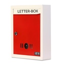 Lepose Metal Wall Mount Mail Box/Cutia pentru scrisori pentru poartă și perete (Alb)
