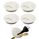 Serplex® 4Pcs Desk Grommets 2,36 inchi Rotund Cable Grommets pentru birou