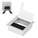 HASTHIP Desk Cable Hole Coperta aluminiu 80x80mm Easy Install Cap