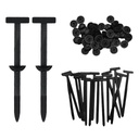 STHIRA 50Pcs Nylon T-tip împinge cravate Mount Cable pentru panouri auto