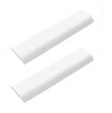 RKPM HOMES Cable Protector I Concealer Cord Cover I Auto-Adeziv Zid Mount Paintable Cable Management pentru Home, Birou, Depozit I Uşor de Desfăşurat & Deschis Raceway pentru a ascunde fire (Pachet de 1, alb)