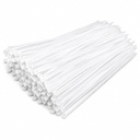 DM TAPES Nylon Cable Legături albe (300 mm x 4,8 mm,12 inch, Pachet de 100)