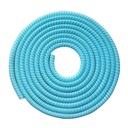 iTronix 1.4 Meter Spiral Cable Protector pentru toate cablurile de încărcare iPhone/Android mobile (Pachet de 1) (Sky Blue)