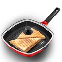 Hawkins 30 cm Grill Pan cu Glass Lid, (DCGP30G)