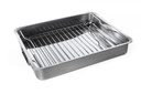 IKEA KONCIS prăjit Tin cu Grill Rack, oţel inoxidabil 40x32 cm (16x13 ") - Vândut de Stockland