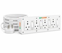 BITCORP 6A Extensie Board 4 Socket 4 Switch, 2000W, 3M 1.5mm ISI Certified Wire
