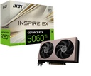 MSI GeForce RTX 5060 Ti 16G Inspira 2X OC Card grafic - NVIDIA GeForce RTX 5060 Ti GPU, 16GB GDR7 Memorie 128-bit, 28 Gbps, PCI Express Gen 5 x16 Interfață, Upto 2617 MHz, STORMFORCE Fan