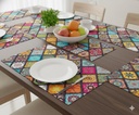 CASA-NEST PVC printed Placemats for Dining Table, Set de 6 buc Mat Mat Dimensiune tabel = 45x30 cms