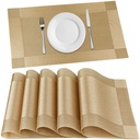 P-Plus International Placemats Set de 6 Mats masă masă masă masă de masă 