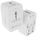 Zebronics 1500W All-in-One Universal Travel Adapter, Up to 6A, Universal Socket, walkpable Pins for EU