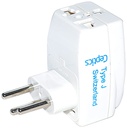 septice 3 Outlet Adaptor călătorie tip Plug J pentru Elveția