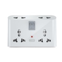 GM 3019 3 Pin Universal Multi Plug Travel Adaptor cu 6 AMP pentru Home Applications, Calculatoare, Laptops