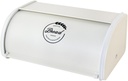 Bread Box Bread Container Roll Top Bread Holder Bread Bin Bread Keeper Storage Container for Table Countertop Bakery Cafe, L