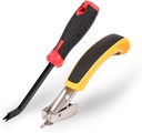 Upholstery Staple Remover 2pcs Heavy Duty Staple Remover Tool for Floor,Carpet,Wood,Construction,Furniture,Also Used in A Variety of Nailed Picture Frames and Wooden Boxes Etc