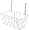 DECHOUS 7002a Bathroom Organizer Wall Mount Storage Basket Hanging Wall Hooks Compact Storage for Kitchen Bedroom
