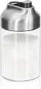 Aelga Glass Sugar Dispenser with Pour Spout, Weighted Pourer, for Coffee, Tea and Baking (2 Pack)