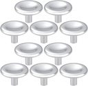 NEGS 1.57-inch Polished Chrome Cabinet knobs Dresser knobs Drawer knobs Bright Silver Cabinet knobs Wine Cabinet Liquidation of inventory10-Piece Set (Solid 43g