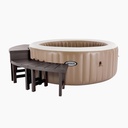 Intex Set of 4 PureSpa Benches, 2 Medium and 2 Tall Bench Accessories Compatible with Inflatable Hot Tub 4 Person Spas (Bench Accessories Only)
