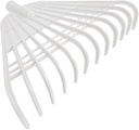 BESPORTBLE Gardening Hand Tool Leaf Rake for Yard Plastic Rake Fine Teeth for Garden Sanitation