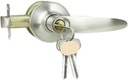 1 Set of Stainless Steel Door Handle Lock, Including Key A1 2.5-4.5CM