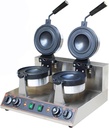 Electric Press UFO Burger Machine,Commercial Gelato Panini Press Non Stick Coated, Ice Cream Waffle Maker,Non-Stick Electric Panini Press,Dual-Sided Heating,50-300℃ Non-Stick Pan