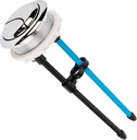BlueStars 48mm Toilet Push Button Thread Diameter, Dual Push Flushing Toilet Water Tank Button - American Standard