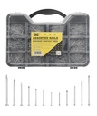 Mr. Pen- Nail Assortment Kit, 1500 Wrapped, Mixed 12 Sizes by the Brad & Flat Nails; Ideal for Picture Hanging