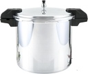IMUSA USA A417-80808 22Qt Jumbo Stovetop Pressure Cooker with Regulator and Side Handles, Silver