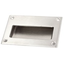 uxcell Stainless Steel Recessed Flush Pull Finger Insert Sliding Door Handle