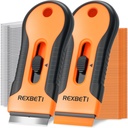 REXBETI Razor Blade Scracker Tool, Paint, Windows, Glass Stovetop Scracker