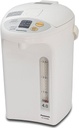 Panasonic Electric Thermo Pot Hot Water Boiler Dispenser NC-EG4000, Slow-Drip Mode for Coffee, Ideal for Tea, Hot Cocoa, Soups and Baby Food, Four Temperature Settings, 4.2 Quarts (4.0L), 700W, White