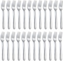 24 Pieces Dinner Forks, Forks Silverware(8 inches), Food Grade Stainless Steel Flatware Forks, Mirror Polished & Dishwasher Safe, Using for Home, Restaurant or Kitchen