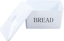 Yosoo Bread Storage, Airtight Bread Box Metal Bread Box, Large Capacity Bread Bin, Bread Container, Bread Storage Holder with Handle Bread Storage Container for Bread Rolls Bagels Donuts