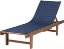 Classic Accessories Montlake Water-Resistant 72 Inch Patio Chaise Lounge Slipcover, Heather Indigo, Patio Furniture Covers