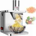 Commercial Electric Vegetable Dicer, Multifunctional Food Processor with Dicing Grid/slicing Blade for Canteens, Fruit Shops