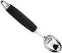 1pc Zinc Alloy Ice Cream Scoop Ergonomic Digging Spoon for Dessert and Cookie Kitchen Tool for Home and Cafes