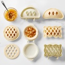 3PCS Dough Presser Pocket Pie Molds, Party Potluck Hand Pie Molds, Apple, Pumpkin And Acorn Shapes (classic model)