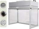 INTSUPERMAI Vertical Laminar Flow Hood Air Flow Clean Bench Workstation with HEPA Aluminum Blade Fan Rated Air Volume 706cfm Dust Free Room Workshop for Phone LCD Repair Workshop Laboratory Using 110V